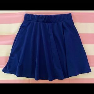 Royal Blue Mini Skirt